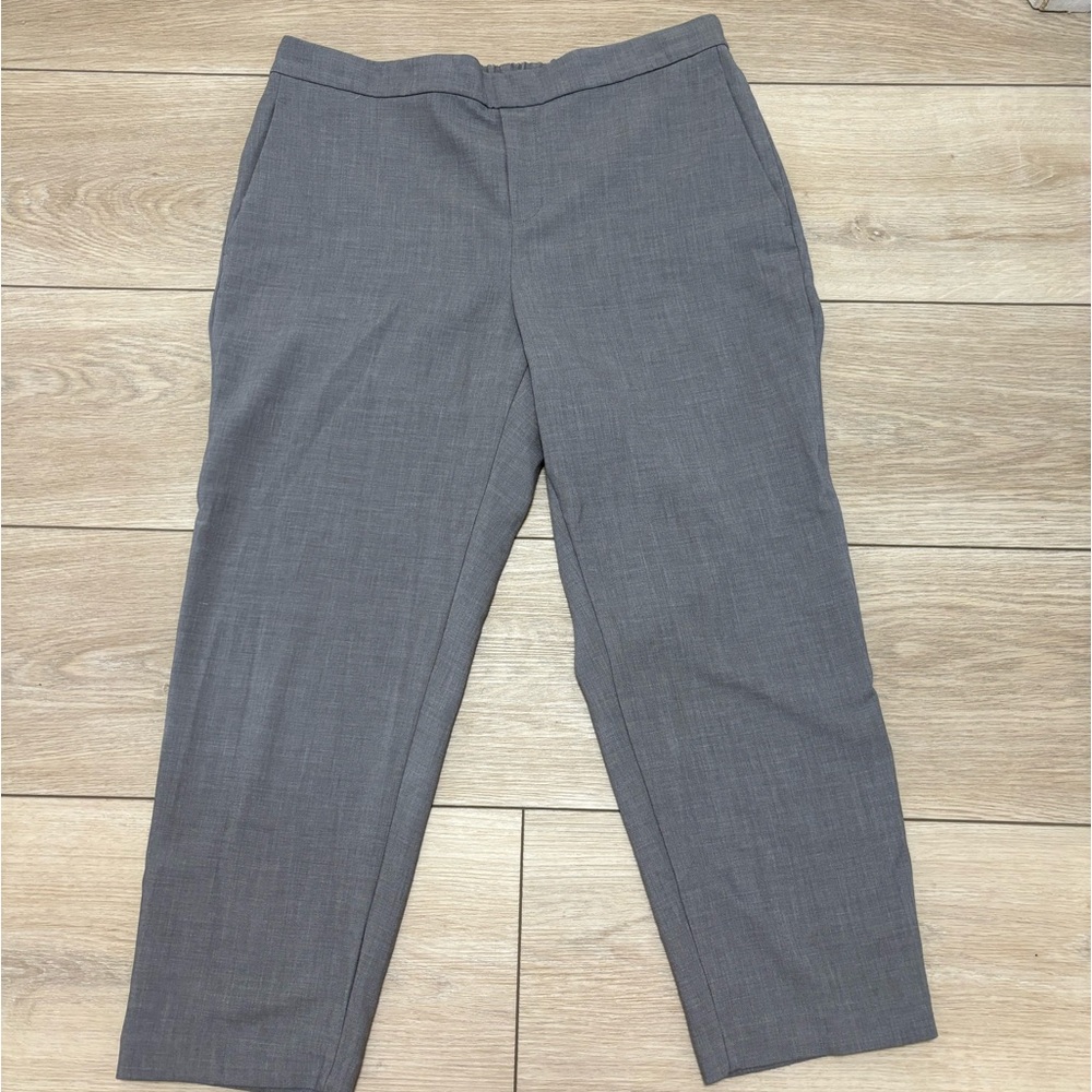 Pull on cropped trousers